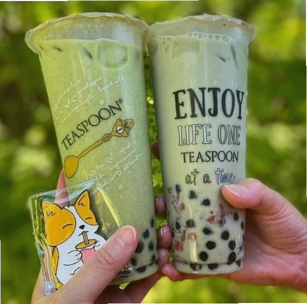 Meme uống trà sữa với nhiều biểu cảm