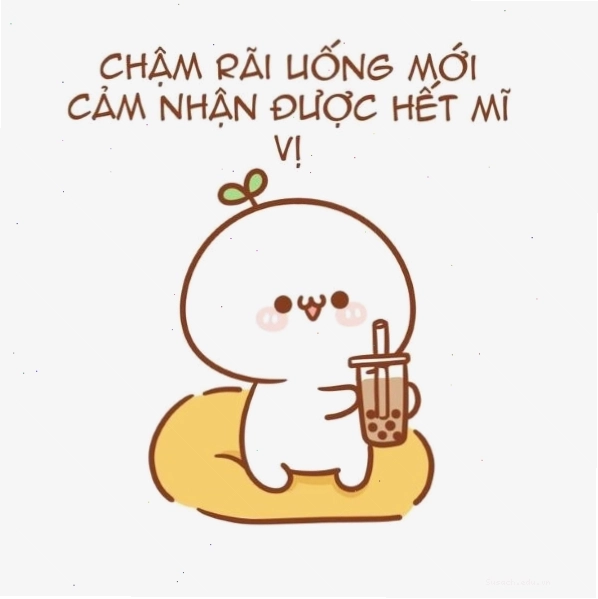 Meme uống trà sữa vui nhộn