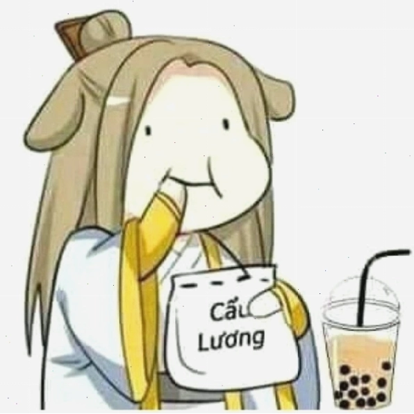 Meme uống trà sữa vui nhộn và dễ thương