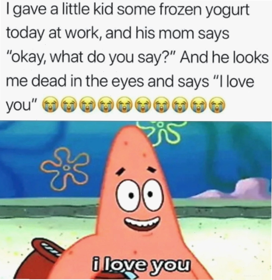 Meme về lời tỏ tình đáng yêu của một cậu bé