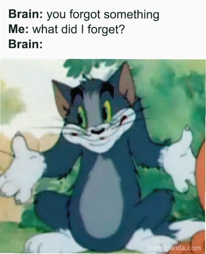Meme về sự lười biếng và procrastination.