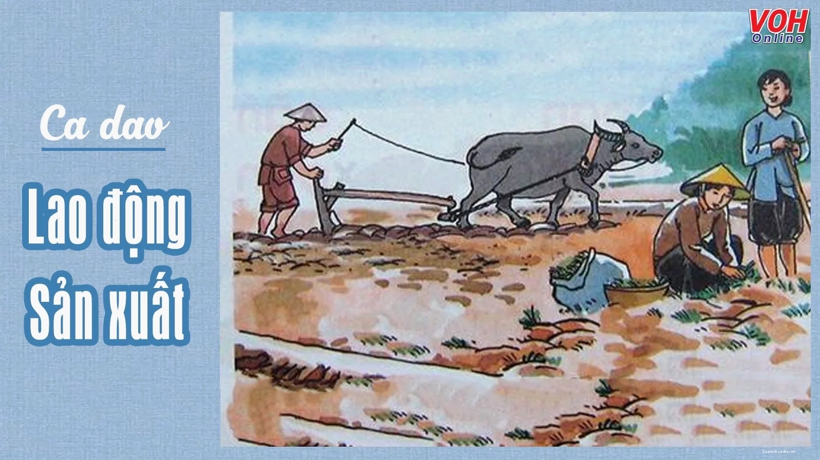 minh họa người đang làm việc thiện