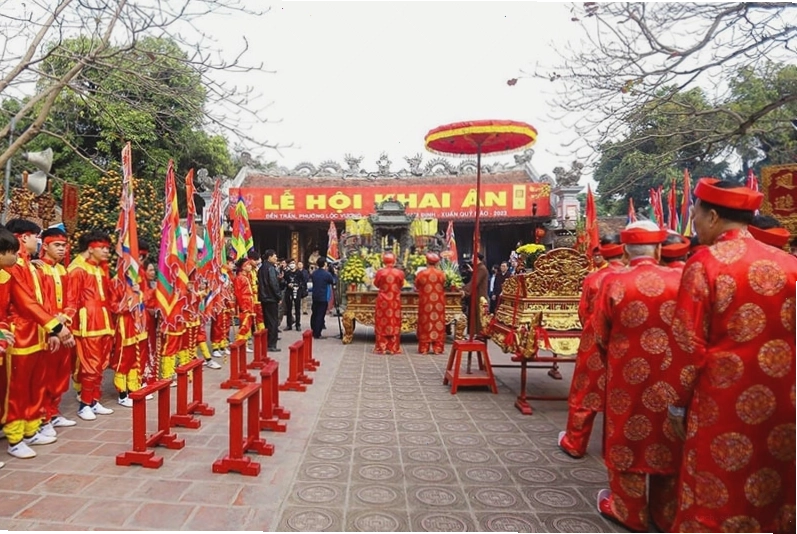 Nghi thức Lễ Khai Ấn tại Đền Trần Nam Định