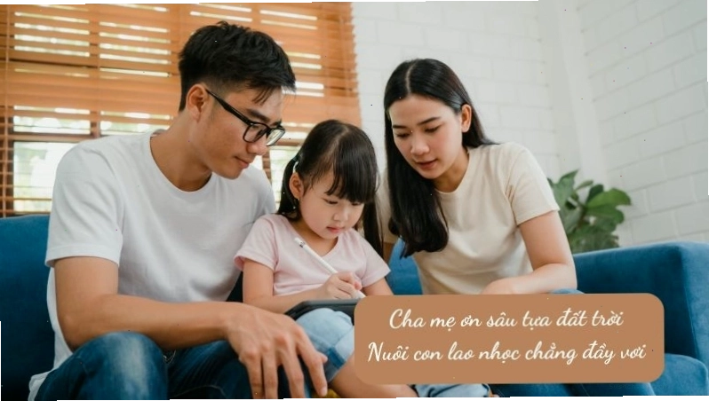 Những câu ca dao tục ngữ về cha mẹ thể hiện công ơn sinh thành