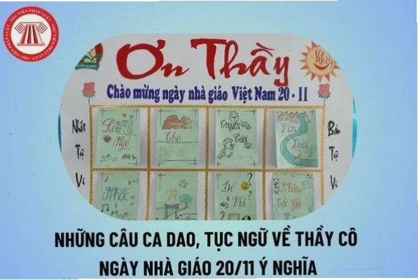 Những câu ca dao về thầy cô giáo, ca dao tục ngữ về lòng biết ơn thầy cô