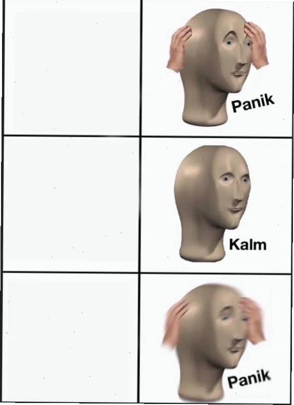 Panik Kalm Panik Meme Template