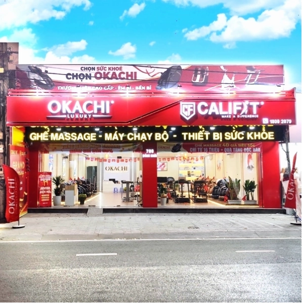 Showroom Okachi Biên Hòa trưng bày đa dạng các dòng máy chạy bộ