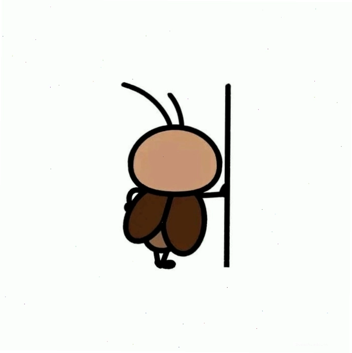 Sticker con gián dễ thương dùng trong chat