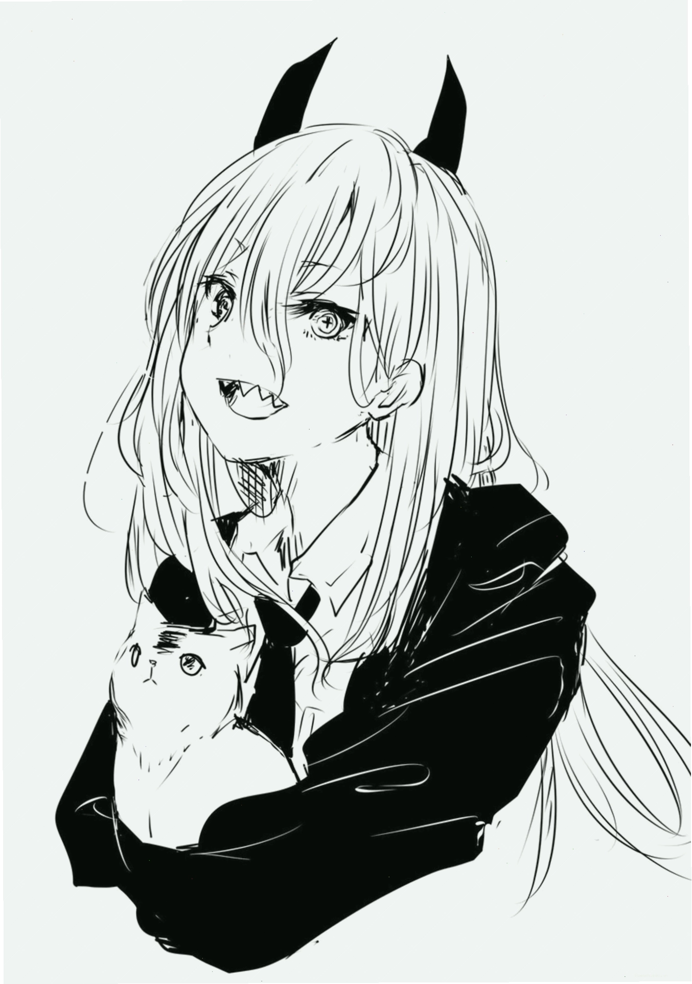 Thế giới anime trắng đen đầy mê hoặc với các nhân vật nữ ma cà rồng