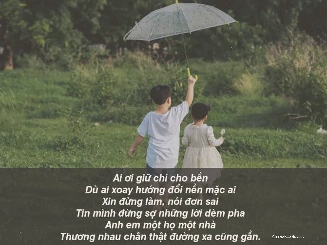 Thế hệ cha ông truyền lại lời dạy về tình anh em