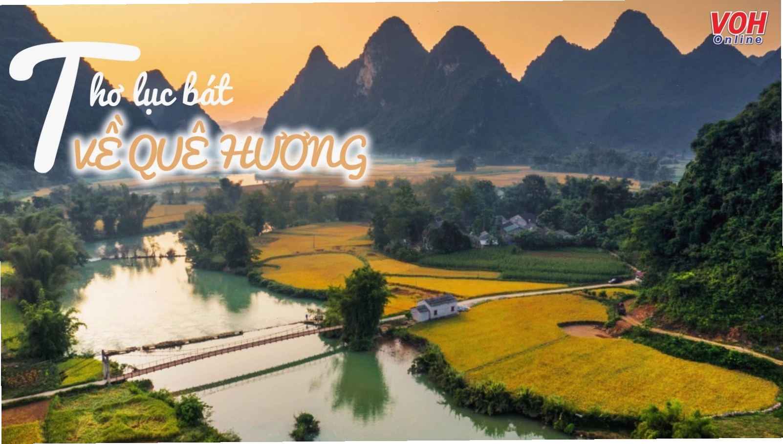 Thơ lục bát về quê hương bình yên