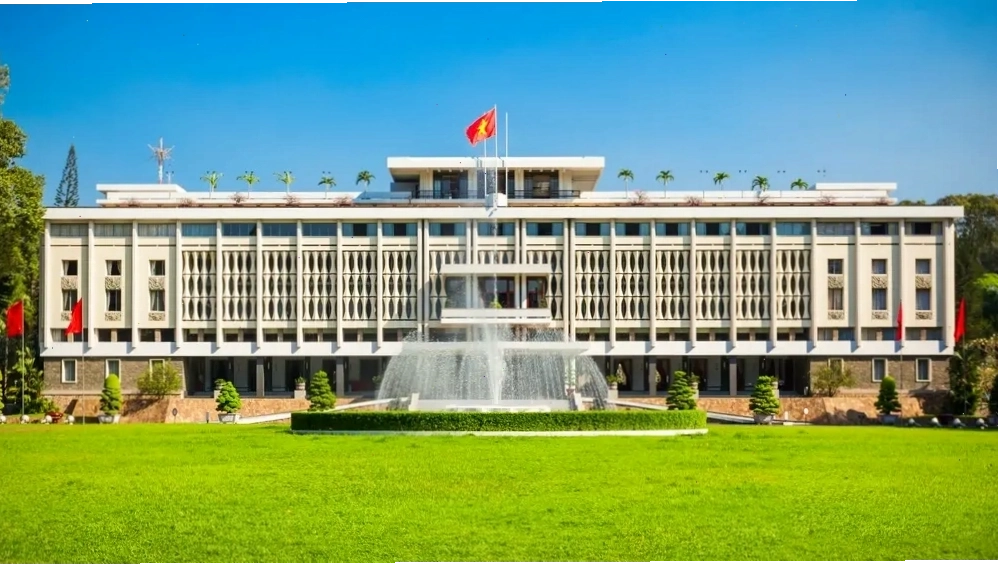 Toàn cảnh kiến trúc Dinh Độc Lập
