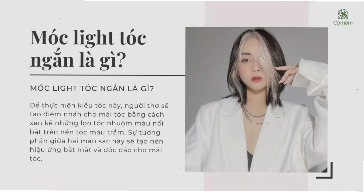 Tóc dài với điểm nhấn móc light kim tuyến lấp lánh