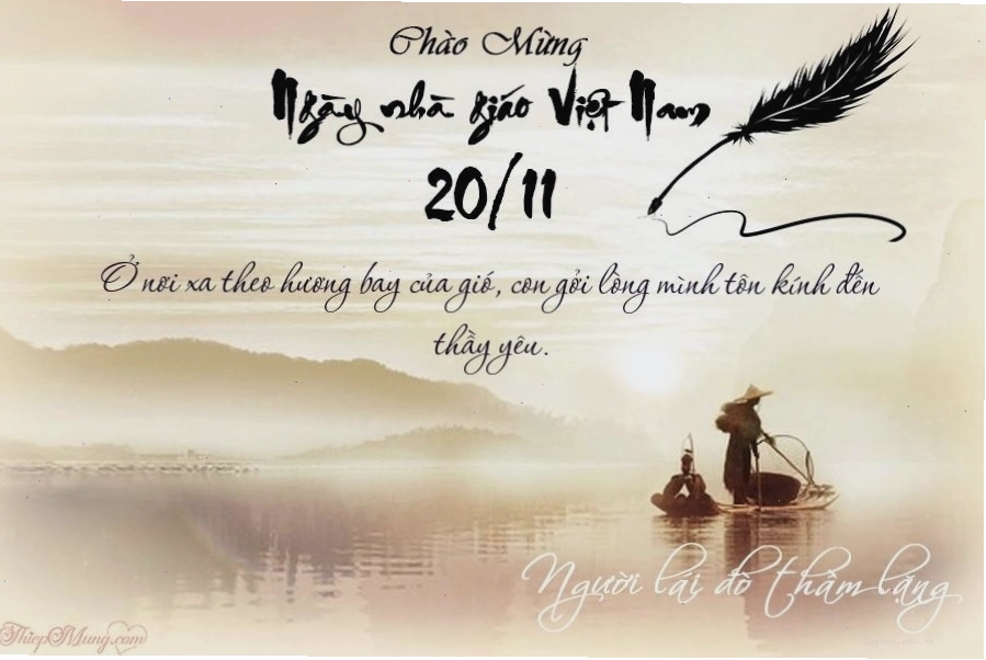 Tri ân thầy cô - người lái đò thầm lặng trên dòng sông tri thức