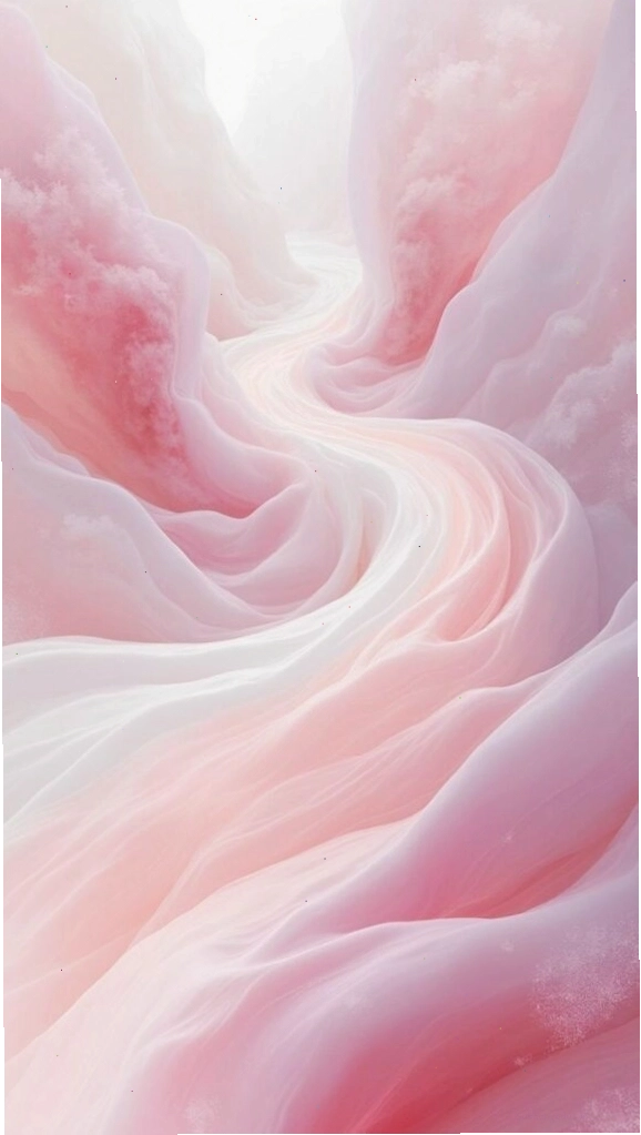 Vệt lụa hồng pastel mềm mại như giấc mơ nhẹ
