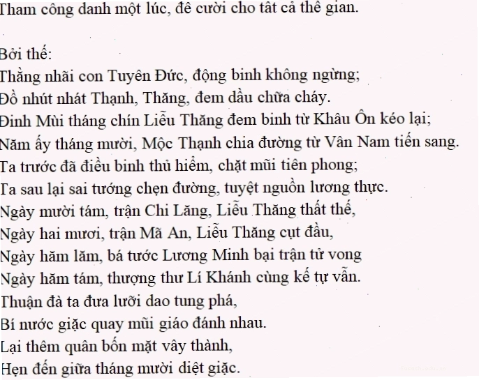 Ý nghĩa của chiến thắng Bình Ngô