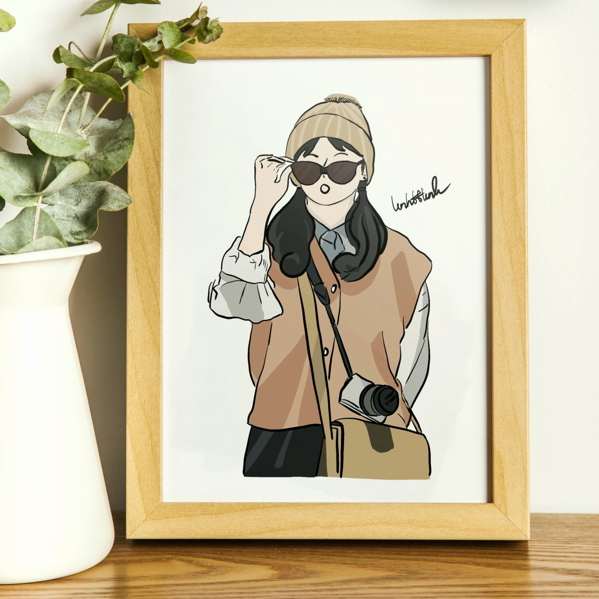 Tận hưởng niềm vui khi ngắm nhìn bản thân qua nét vẽ chibi ngộ nghĩnh