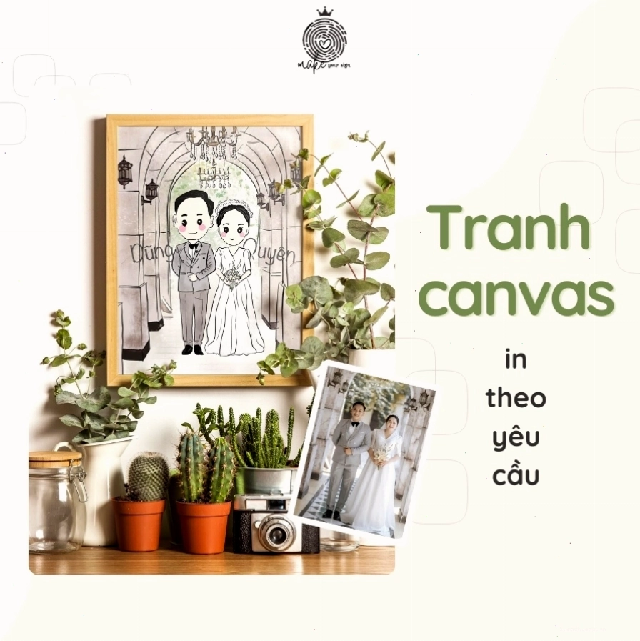 Tranh chibi hoạt hình cá nhân hóa theo yêu cầu mang đậm dấu ấn riêng