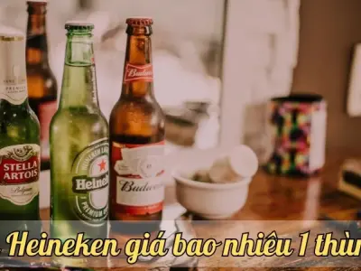 Bia Heineken giá bao nhiêu 1 thùng? Cập nhật mới nhất năm nay