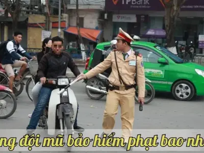 Không đội mũ bảo hiểm phạt bao nhiêu? Cập nhật quy định mới nhất