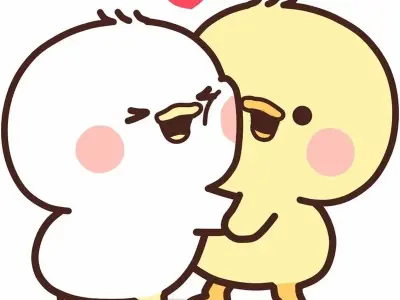 Cười thả ga với meme hôn ngọt ngào, dễ thương đầy ấn tượng