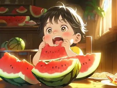 Tải ngay avatar dưa hấu cute làm nổi bật hồ sơ của bạn