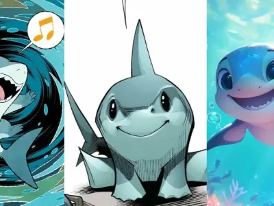 Tổng hợp ảnh cá mập chibi cực cute khiến bạn tan chảy