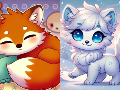 Bộ sưu tập ảnh cáo chibi dễ thương khiến bạn tan chảy