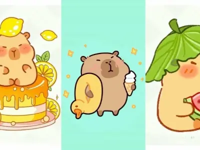 Khám phá bộ ảnh capybara chibi dễ thương cực kỳ hot
