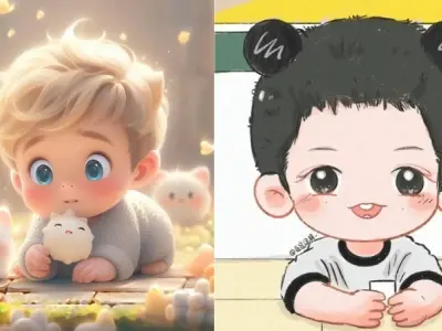 Tuyển chọn ảnh chibi bé trai cute đẹp miễn phí cực hot