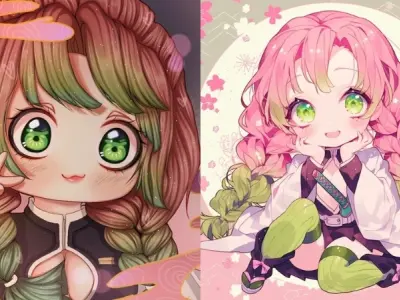 Tuyển tập ảnh chibi Mitsuri dễ thương không thể rời mắt