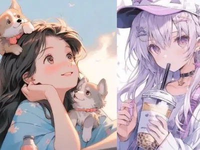Bộ sưu tập ảnh cô gái chibi dễ thương khiến tim tan chảy