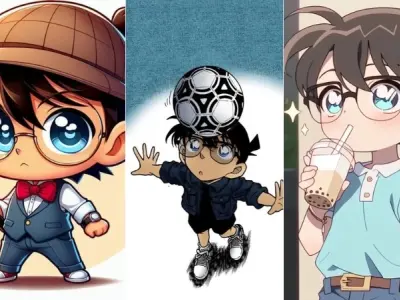 Bộ sưu tập ảnh Conan chibi siêu dễ thương cho fan