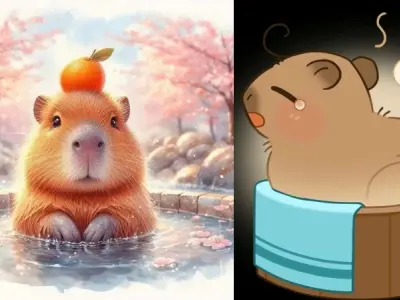 Top ảnh cute chibi capybara khiến ai nhìn cũng mê mẩn