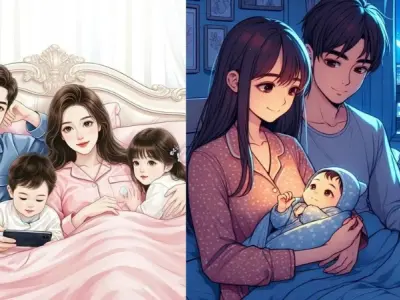 Bộ sưu tập ảnh Gia đình chibi ấm áp cho mùa yêu thương