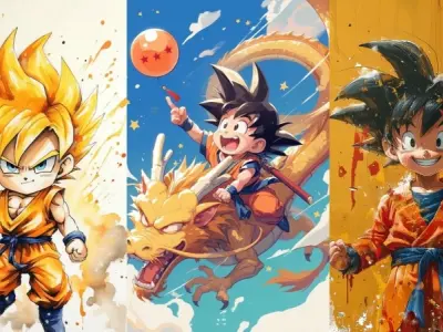 Tuyển tập ảnh Goku chibi dễ thương dành cho fan Dragon Ball