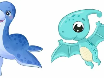 Tải ngay bộ ảnh khủng long chibi cute khiến tim bạn tan chảy