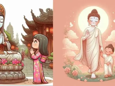 Ngắm nhìn bộ ảnh Phật chibi đẹp nhẹ nhàng an lạc