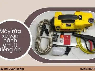Làm thế nào để máy rửa xe vận hành êm, ít tiếng ồn?