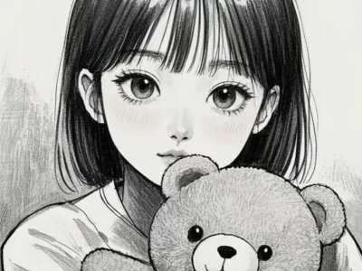 130+ Avatar Anime Nữ Đen Trắng Buồn Lạnh Lùng Cho Phong Cách Trầm Tĩnh