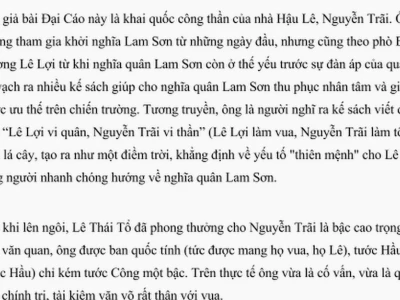 Đại Cáo Bình Ngô: Tác phẩm lịch sử và văn học vang danh