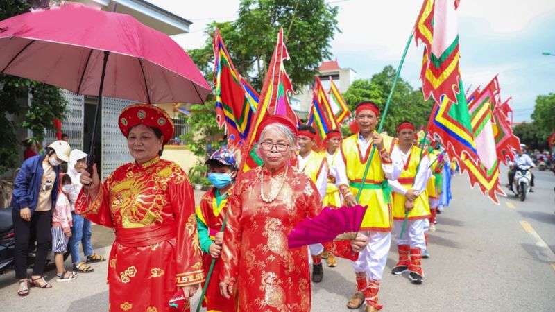 Thời gian diễn ra lễ hội ở Bạch Đằng Giang