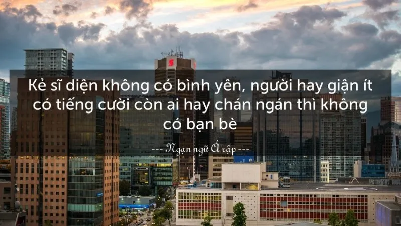 Những câu nói hay về sĩ diện