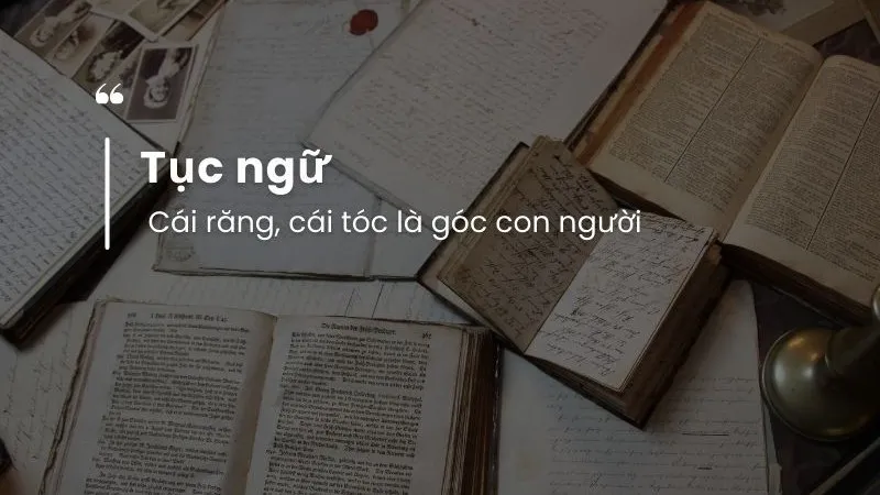 Ý nghĩa chung của ca dao tục ngữ về răng miệng