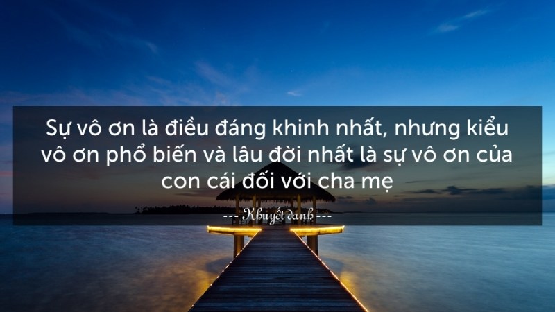 Ý nghĩa của những câu ca dao tục ngữ về sự vô ơn